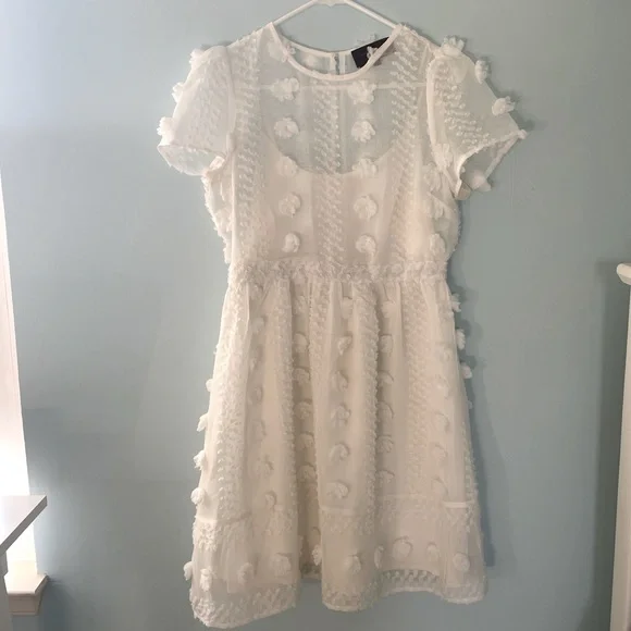Anthropologie Sunday In Brooklyn Bonita Dress in White, Size 6
